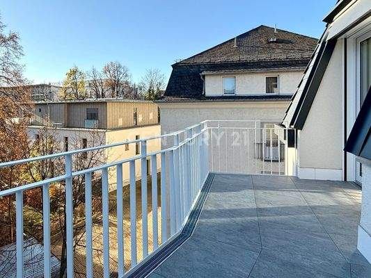 Einladender Südbalkon