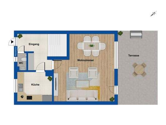 Grundriss Erdgeschoss