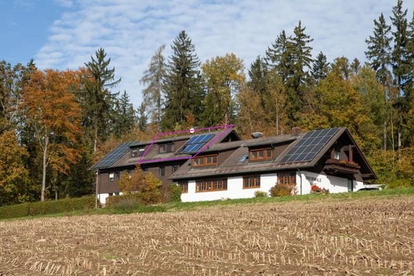 Ansicht-ganzes Haus