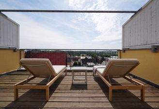 Beispiel Dachterrassenblick