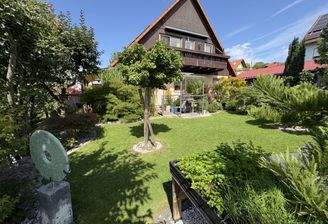 Gartenansicht hinterm Haus