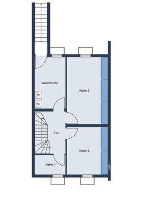 Grundriss Keller