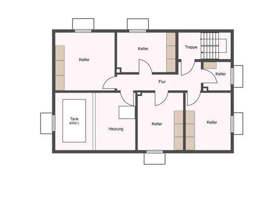 Grundriss Kellergeschoss