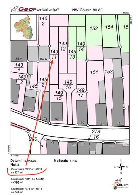 Neustadt an der Weinstraße Grundstücke, Neustadt an der Weinstraße Grundstück kaufen