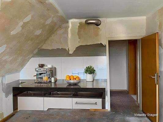 Küche KI bearbeitet