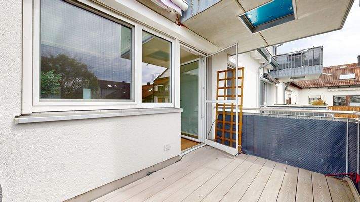 Balkon groß