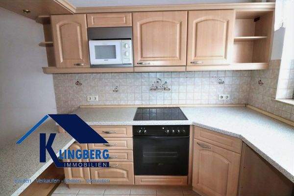 Küche mit Einbauküche