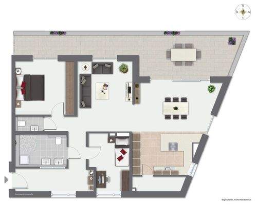 Penthouse Grundriss