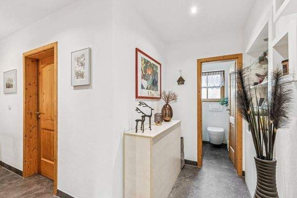 Flurabschnitt mit Gäste WC