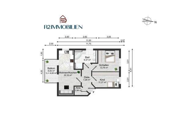 Grundriss Wohnung 03
