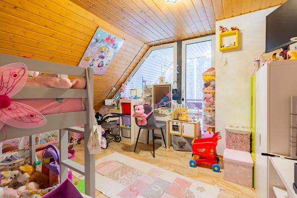 Kinderzimmer Zugang zum Balkon