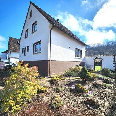 Seitenansicht mit Vorgarten nah