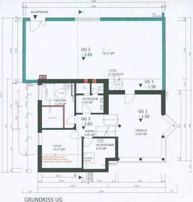 Grundriss UG