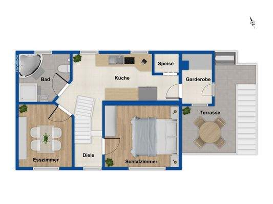 Grundriss 1. Obergeschoss