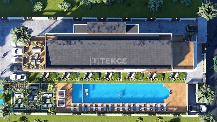 Apartments with Sauna and Pool Near Transportation in Altıntaş