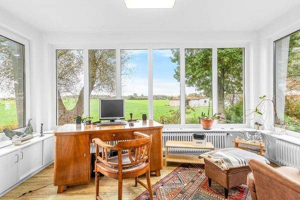 Bürozimmer im Erdgeschoss