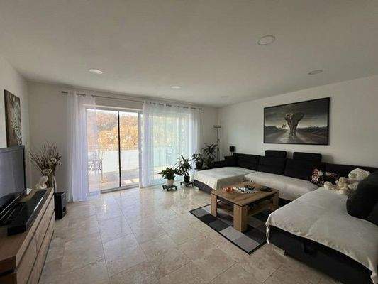 Wohnzimmer, Balkonsicht