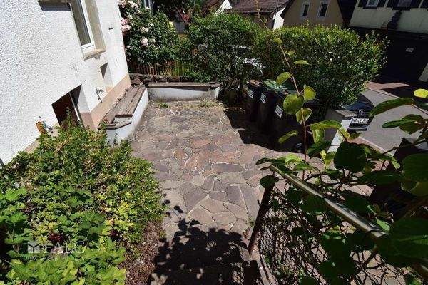 Terrasse vor dem Haus