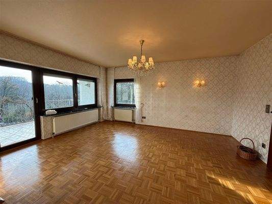 Essplatz mit Blick ins Grüne