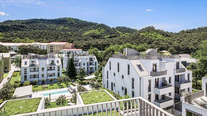 Blick Süd Richtung Kollegium