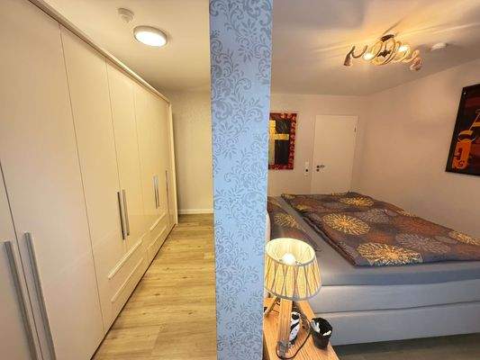 Schlafzimmer mit Einbauschrank
