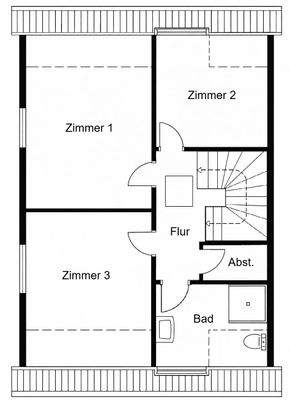 Grundriss Obergeschoss
