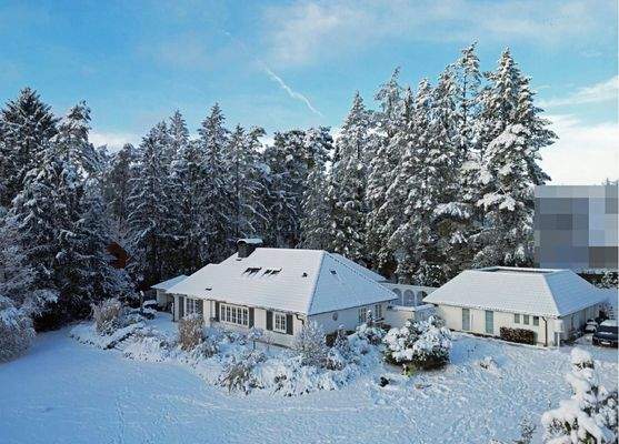 Gartenseite mit Nebenhaus