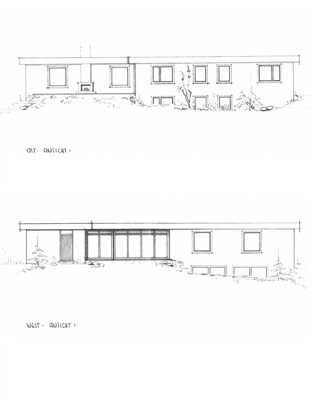 Ost- u. West- Ansicht