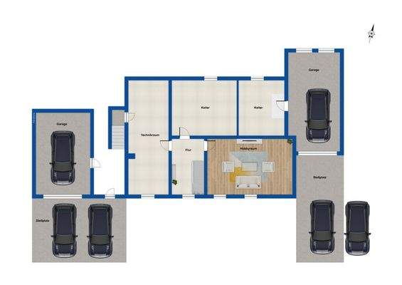 Grundriss Kellergeschoss