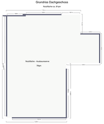 Grundriss Dachgeschoss