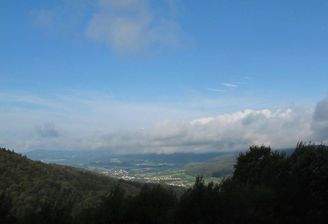 Fernsicht vom Balkon aus