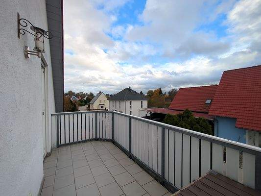 Blick vom Balkon 