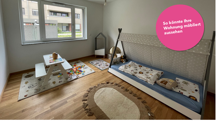 Beispielmöblierung - Kinderzimmer