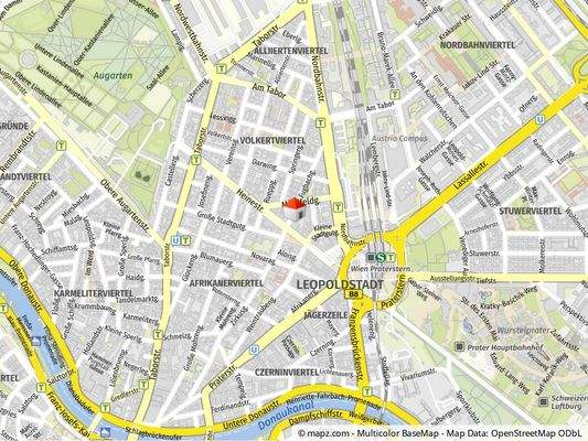 Geolyzer Kartenausschnitt