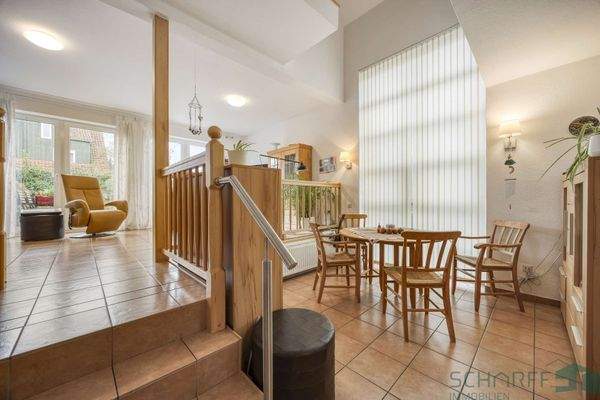 Offene Wohnzimmer und Essbereich