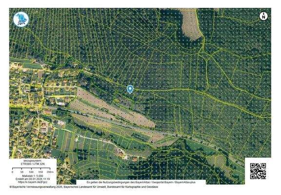 Landschaftsschutzgebiet Lageplan
