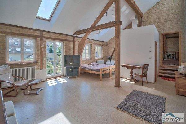 Schlafzimmer mit Bad