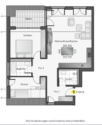 Wohnung 5 Grundriss