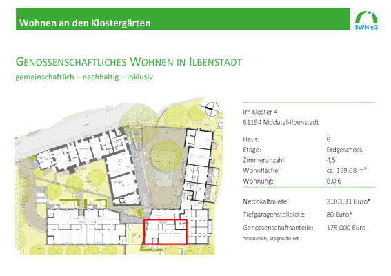 Ilbenstadt Haus B EG Wohnung 4,5 Zimmer 140 m²-001