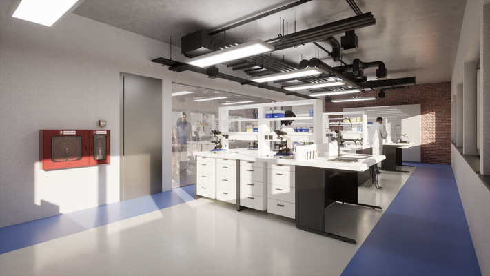 Visualisierung Laborflächen