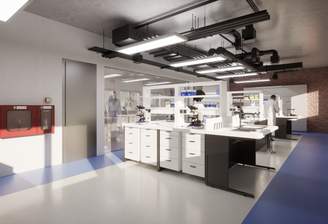 Visualisierung Laborflächen