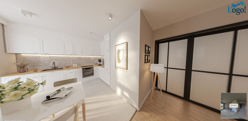 Homestaging Küche 1.OG Links