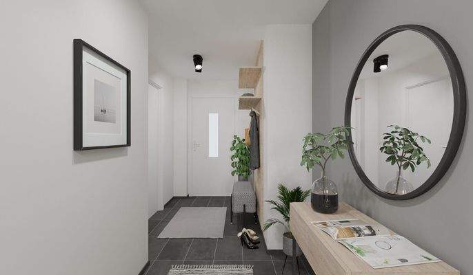 Heller und freundlicher Eingangsbereich