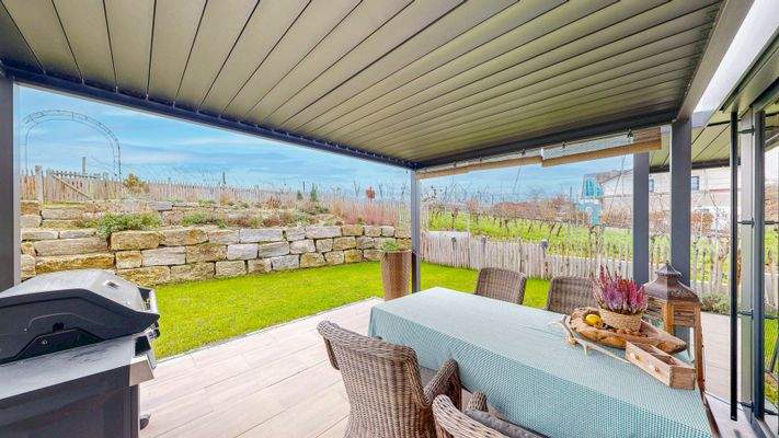 Terrasse in Südausrichtung