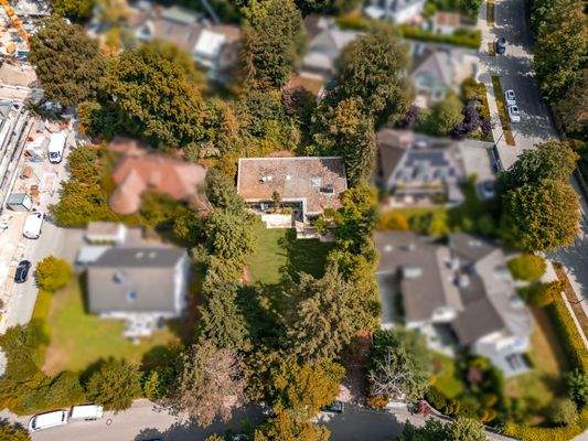 Grundstück Vogelperspektive 