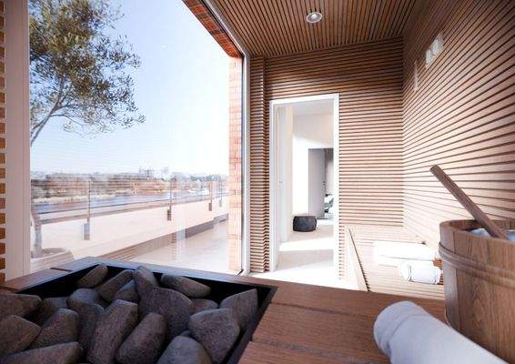 Sauna - Visualisierung