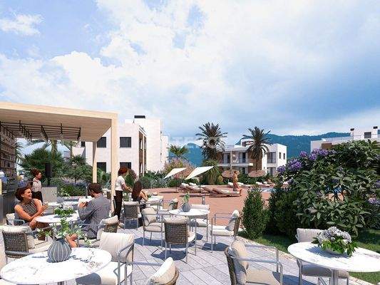 Seaview Apartments Close to Golf Courses in Girne Karaağaç