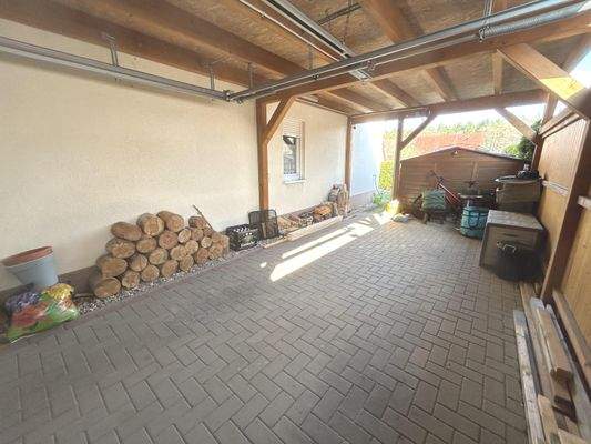 Carport mit Geräteschuppen, Bild 1