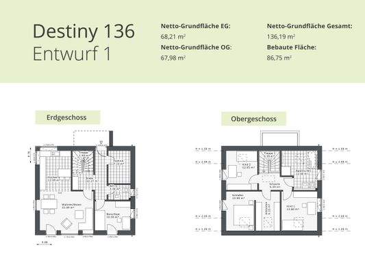 Destiny 136 E1 - Grundrisse