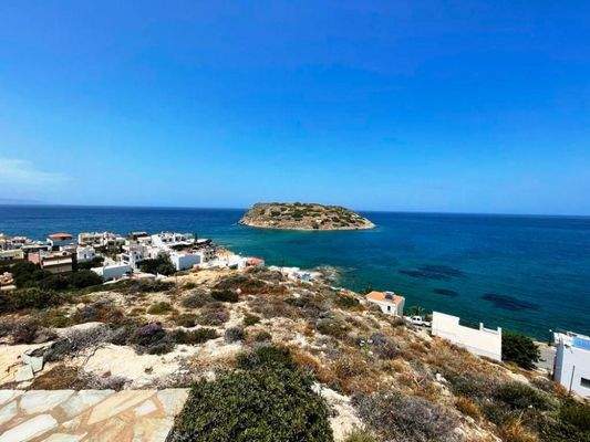 Kreta, Mochlos: Haus mit Meerblick in unmittelbarer Meeresnähe zu verkaufen